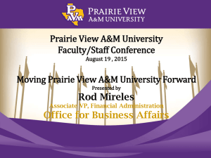 Prairie View A&amp;M University Faculty/Staff Conference Moving Prairie View A&amp;M University Forward