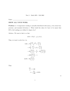 Test 3 – Math 3070 – Fall 2003 Name: