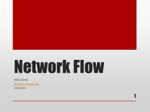 Network Flow 1 Helia Zandi