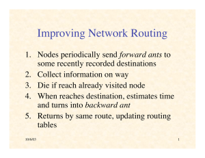 Improving Network Routing