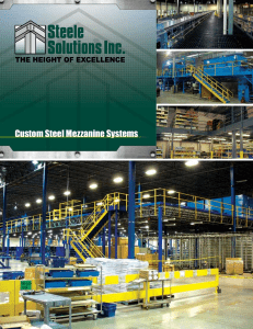 Custom Steel Mezzanine Systems