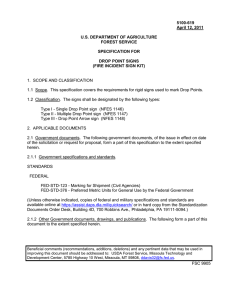5100-619 April 12, 2011 U.S. DEPARTMENT OF AGRICULTURE