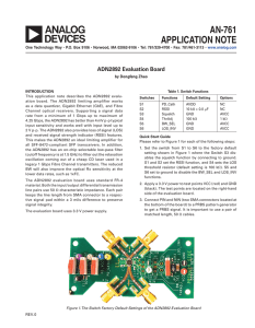 AN-761 APPLICATION NOTE