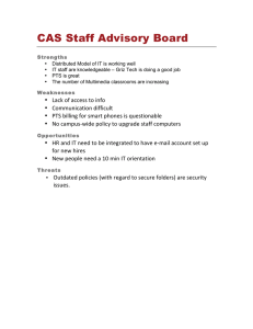 CAS Staff Advisory Board