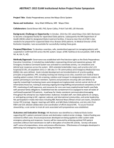 ABSTRACT: 2015 ELAM Institutional Action Project Poster Symposium  Project Title: