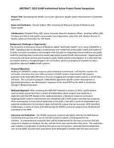 ABSTRACT: 2013 ELAM Institutional Action Project Poster Symposium  Project Title: