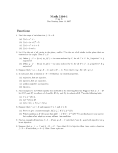 Math 3210-1 HW 5 Functions