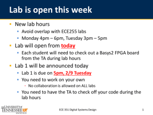 Lab is open this week New lab hours Lab will open from today