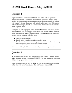 CS360 Final Exam: May 6, 2004 Question 1