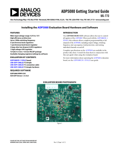 ADP5080 Getting Started Guide UG-773  Installing the