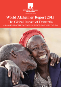 World Alzheimer Report 2015 The Global Impact of Dementia