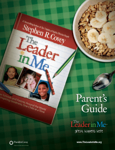 Parent’s Guide www.TheLeaderInMe.org