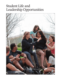 Student Life and Leadership Opportunities