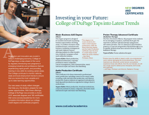 Investing in your Future: College of DuPage Taps into Latest Trends NEW