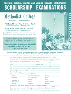 Methodist College FEBRUARY 11, 1967, 10 4