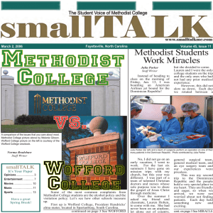 Methodist College Methodist Students Work Miracles