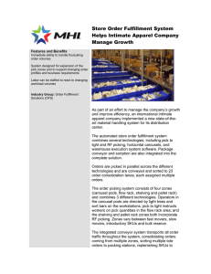 Store Order Fulfillment System Helps Intimate Apparel Company Manage Growth