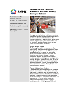 Internet Retailer Optimizes Fulfillment with Zone Routing Conveyor Network