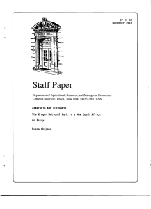 Staff Paper SP  94-02 November  1993