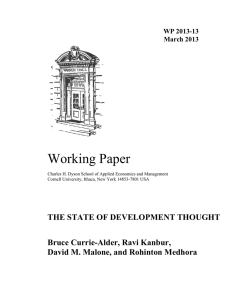 Working Paper WP 2013-13 March 2013
