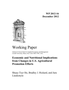 Working Paper WP 2012-16 December 2012