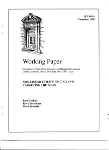 Working Paper WP 98-14 November 1998
