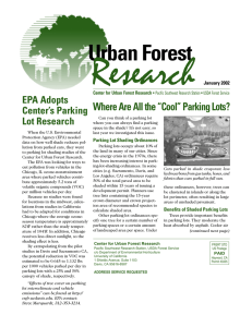 Research Urban Forest Where Are All the “Cool” Parking Lots? EPA Adopts