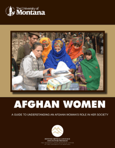 AFGHAN WOMEN DEFENSE CRITICAL LANGUAGE AND CULTURE PROGRAM