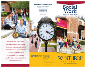 Social Work For More Information