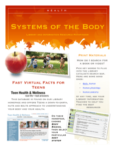 Systems of the Body Virtual Fast Facts for