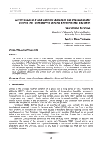 E-ISSN 2281-4612 Academic Journal of Interdisciplinary Studies Vol 2 No 6 ISSN 2281-3993
