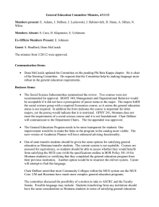 General Education Committee Minutes, 4/11/12 Members present: Members Absent: