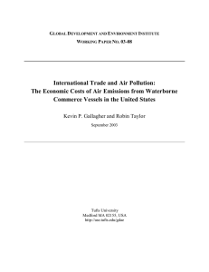 International Trade and Air Pollution: Commerce Vessels in the United States
