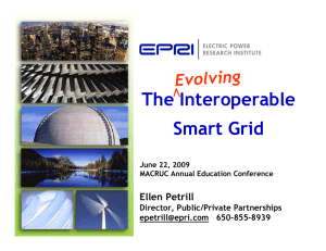 The Interoperable Smart Grid Evolving Ellen Petrill