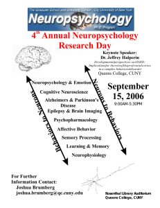 4 Annual Neuropsychology Research Day