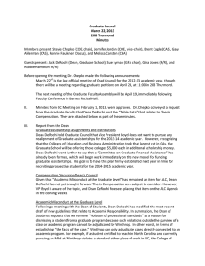 Graduate Council March 22, 2013 208 Thurmond Minutes