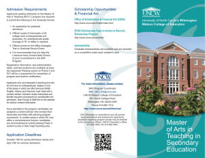 Admission Requirements Scholarship Opportunities &amp; Financial Aid