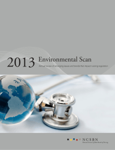 2013 Environmental Scan