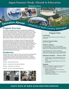 Japan Summer Study Abroad in Education  Educati on Abroad