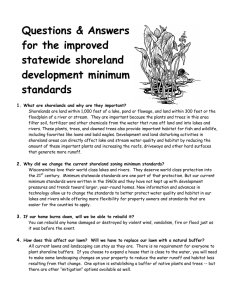 Questions &amp; Answers for the improved statewide shoreland development minimum