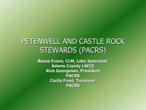 PETENWELL AND CASTLE ROCK STEWARDS (PACRS)