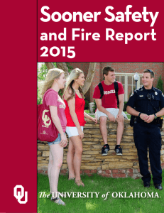 Sooner Safety 2015  and Fire Report