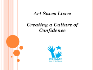 Art Saves Lives: Creating a Culture of Confidence