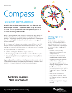 Compass Take action against addiction