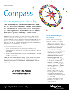 Compass You can improve your relationships