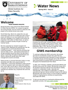 Water News Welcome  – Issue 2