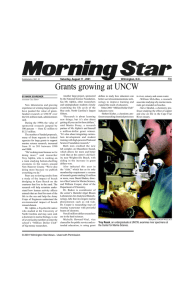 Grants growing at UNCW