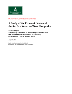 A Study of the Economic Values of