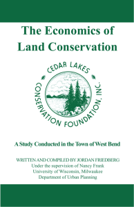 The Economics of Land Conservation