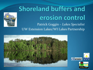 Lakes Specialist UW Extension Lakes/WI Lakes Partnership